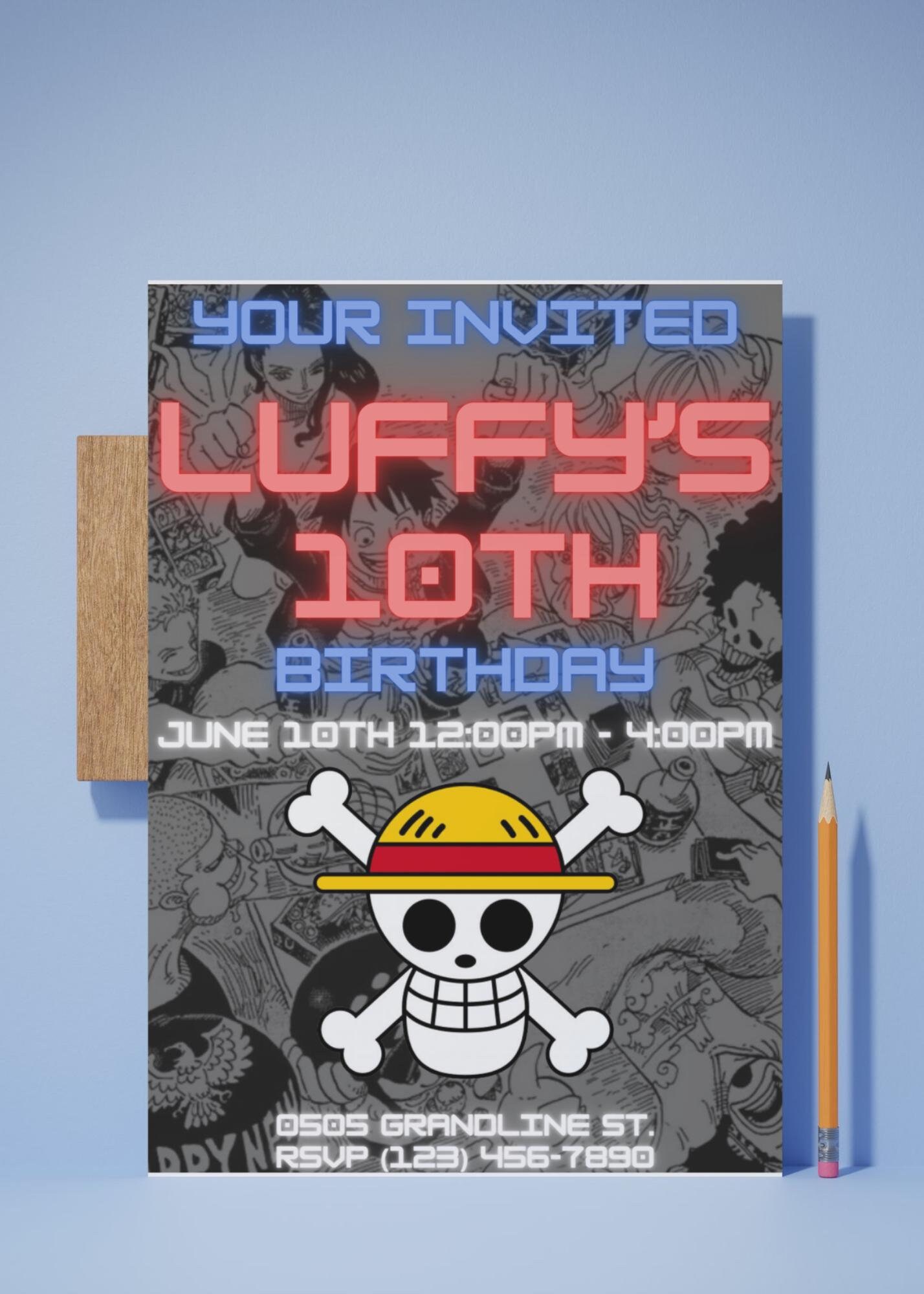 One piece birthday card - Etsy 日本