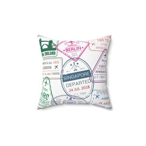 Travel Theme Pillow, Wanderlust Pillow, Adventure Cushion, Decorative Travel Pillow, Explore Throw Pillow