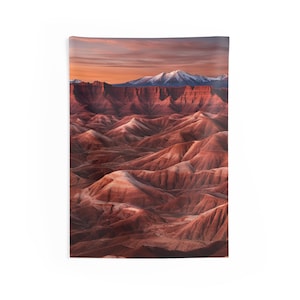 Desert Nature Indoor Wall Tapestries - Boho Chic Home Decor, Landscape Art Hanging, Southwest Wall Art Tapestry, Dorm Room Decor, Cactus