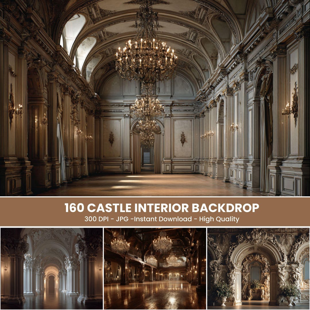 Castle Interior Photography Backdrops, Medieval, Fantasy (digital ...