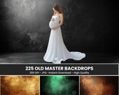 Old Master Portrait Backdrops: Grunge Texture Overlays (Digital Download)