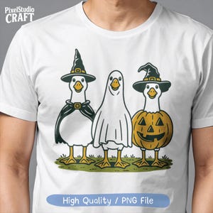 Boo Ghost Goose PNG | Cute Halloween Goose Clipart | Funny Ghost Goose Digital Download | Spooky Sublimation Design | Halloween PNG File