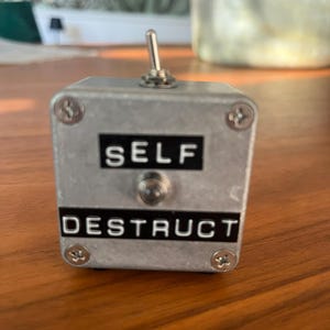 Self Destruct! manifest switch, decision switch, intention indicator, gadget, fidget image 5