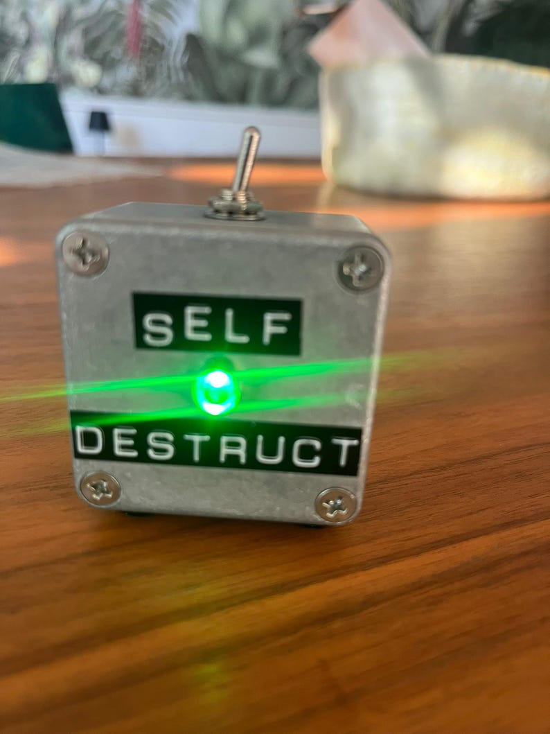 Self Destruct! manifest switch, decision switch, intention indicator, gadget, fidget image 4