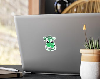 funny plant sticker, believe in yourself vinyl, water bottle sticker, crazy plant lady, plant lover gift, gift for her, cute plant stickers