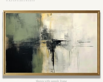 Wabi Sabi Art Print Calming Oil Painting Abstract Poster Zen Minimalist Wall Decor