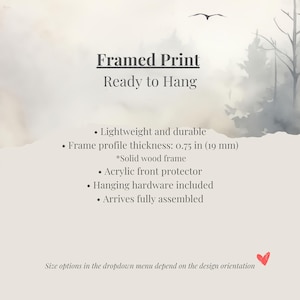 The image is a framed print that is ready to hang.