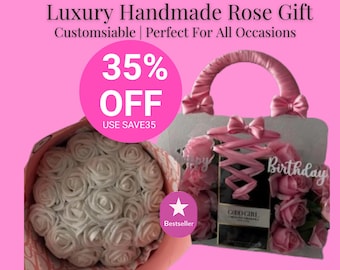 Forever Rose Gift Bag: Elegant Floral Purse for Special Occasions