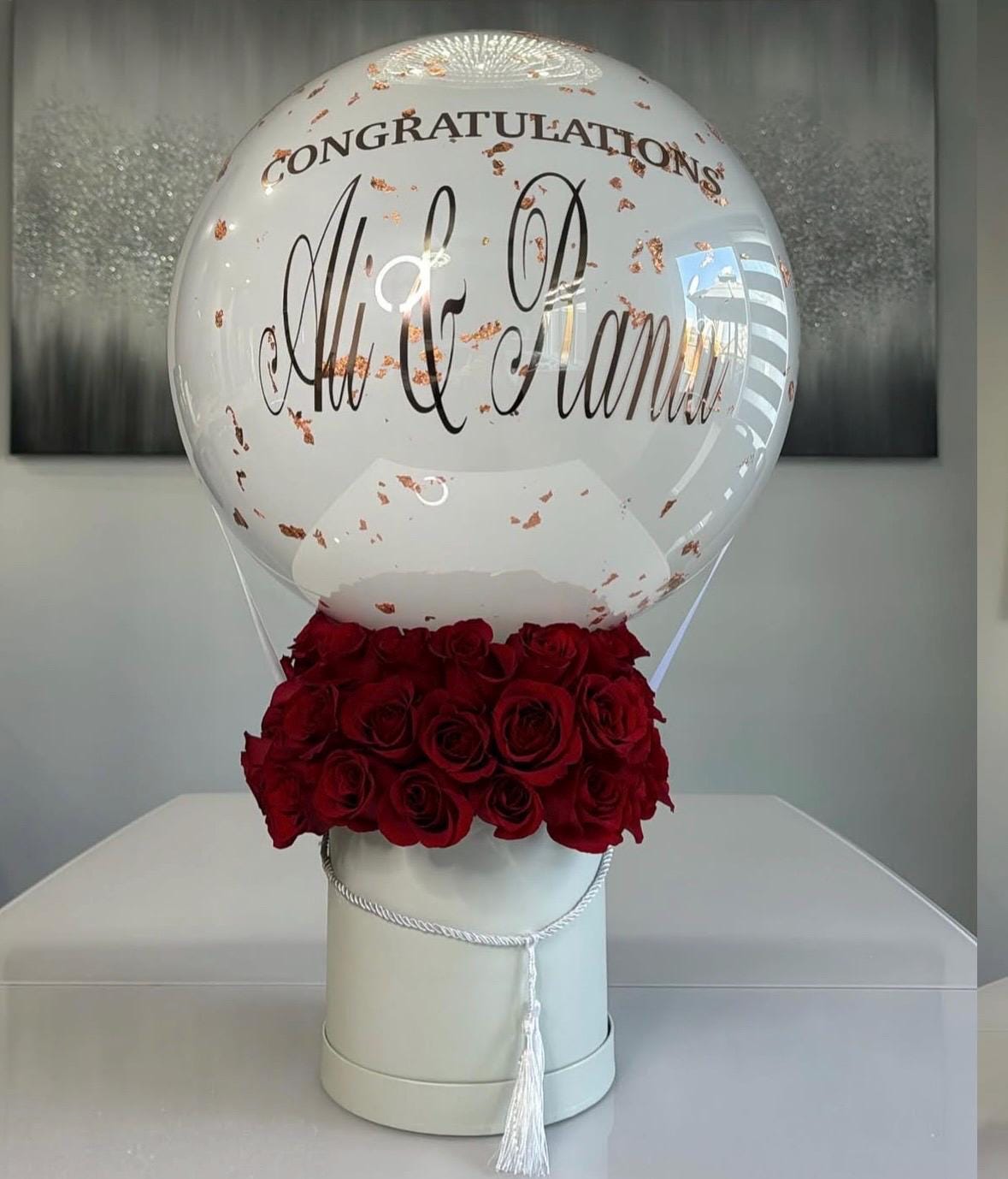 Personalized Bubble Balloon Box: Custom Occasion Gift