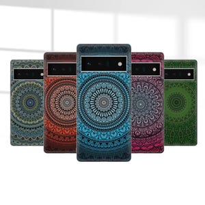 Mandala Phone Case Mandala Art Pattern Cover For Google Pixel 9 9A 9 ProXL 9Pro 8A 8 Pro 8 7A 7 7Pro 6 6 Pro 6A XL 5A 4A 4 XL 4 3A XL 3A