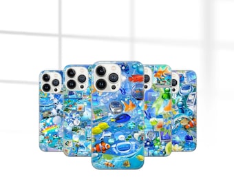 Capa para celular Frutiger Aero com design retrô estético para iPhone 17 Pro Max, 16e, 15, 14, 12 e Samsung S25 Ultra, S24 FE, A56, Pixel 10 XL, 9a, 8