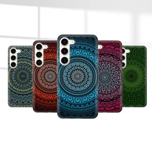 Mandala Phone Case Mandala Art Cover For Samsung S25 S25 Plus S25 Ultra S25 Edge S24 S24 FE S23 Plus S23 FE S23 Plus S23 Ultra S22 A15 A56