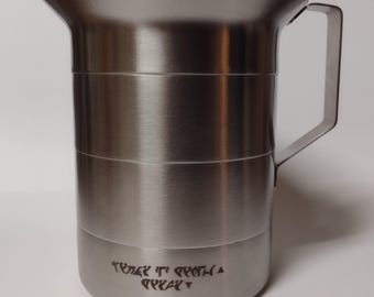 Star Trek Klingon Bloodwine Mug Cup Replica TNG DS9 Deep Space Nine Quark&#39;s Bar