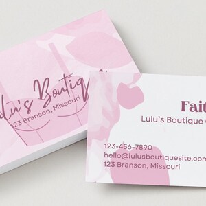 Professional Business Card - Entrepreneur Contact Card - Custom Business Card - Professional Work Job Business Cards - DIGITAL FILES