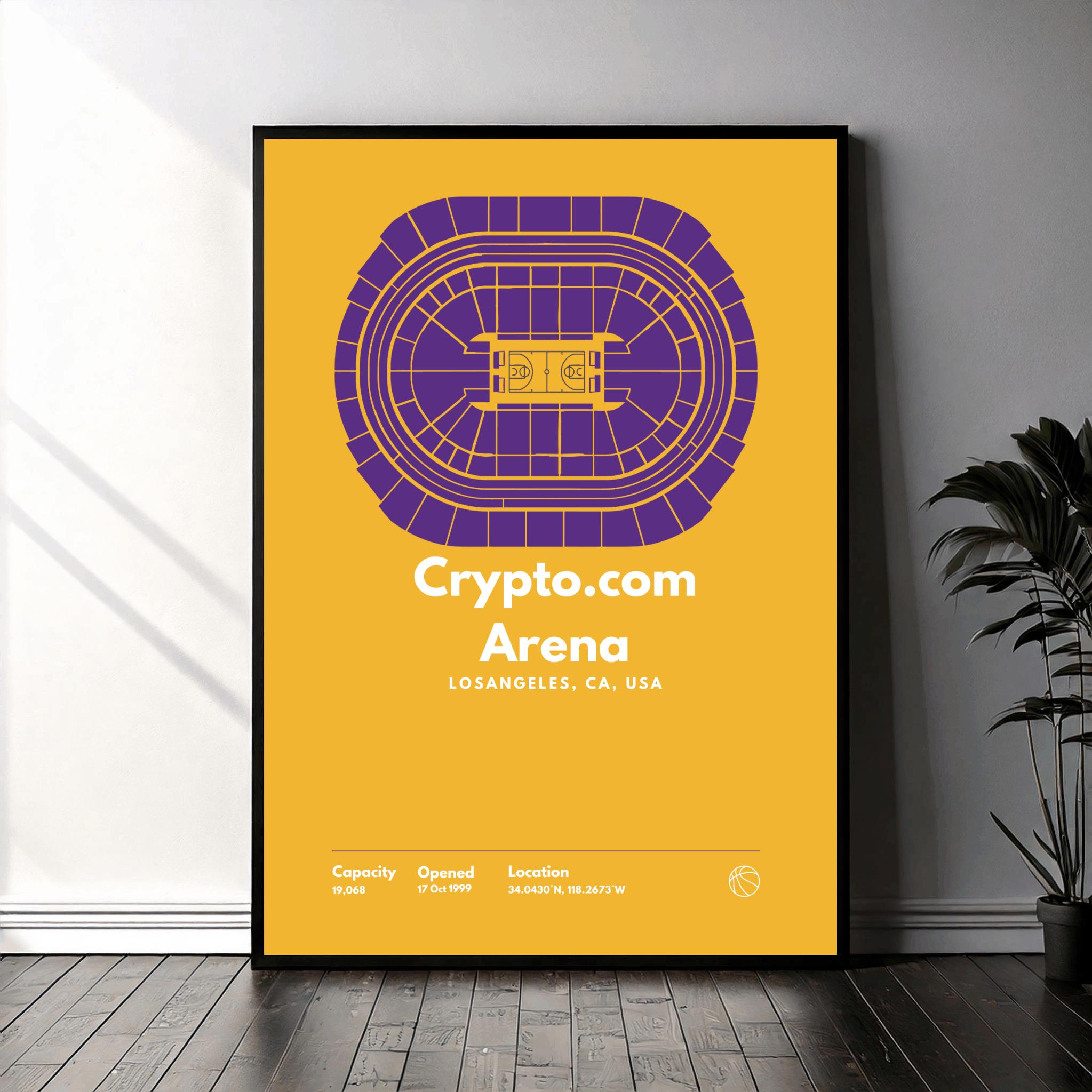LA Lakers Crypto.com Arena Minimalist Art Print (digital Download) - Etsy  Canada