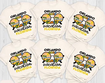 Orlando Family Vacation Florida 2026 Shirt, Family Vacation Shirts, Orlando Matching Tees, Family Vacation Orlando Shirts, Orlando Vacation