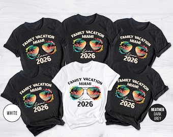 Personalized Family Vacation 2026 Shirt, Custom Vacation Shirts, Family Vacation Tee, Family Trip Tee, Funny Vacation Shirts, Summer 2026