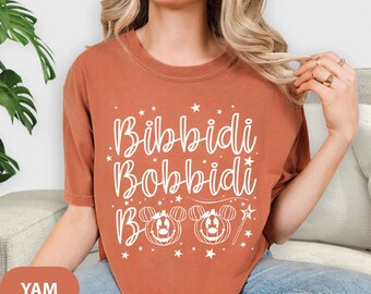 Comfort Colors® Bibbidi Bobbidi Boo Halloween Shirt, Funny Halloween Shirt, Halloween Shirt, Disney Shirts, Pumpkin Disney Halloween Shirt