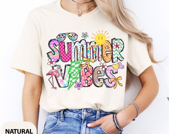 Coastal Flamingo Tee: Summer Beach Vibes Shirt