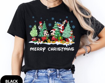 Merry Christmas Shirt, Mouse And Friends Merry Christmas Shirt, Disney Merry Christmas Shirt, Christmas T-Shirt