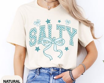 Coquette Salty T-shirt: Trendy Preppy Summer Tee