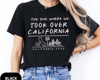 California Vacay Shirt, The One Where T-shirt, California Shirt, Friends Trip Shirt, California State Shirt