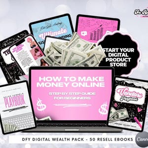 50 Viral Digital Business Vault,  PLR books ,Resale ebooks, plr bundle, digital ebook vault, ebooks, digital products , done for you