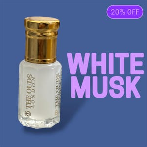 Musk Al Tahara: Thick Arabic White Musk al tahara Perfume Oil (6ml)