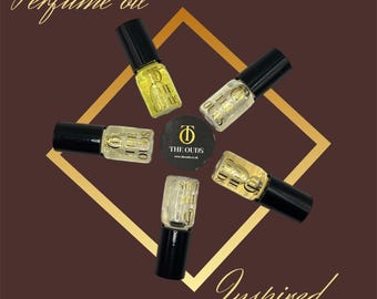 Designer Inspired Perfume Oil Set - Unisex Fragrances (4 x 3ml)