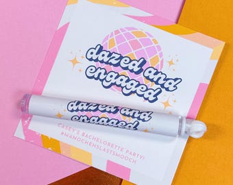 Custom Bachelorette Party Bubbles Party Favors for Bach Party Celebration Bubble Wands