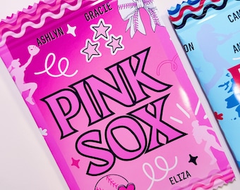 Sacos de batata frita personalizados para lembrancinhas de festa de aniversário infantil: Decoração de festa personalizada