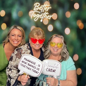 Custom Photo Props Personalized Speech Bubbles: Wedding Party Decor ...