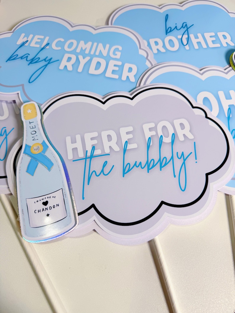 Custom Photo Props Personalized Speech Bubbles: Wedding Party Decor ...