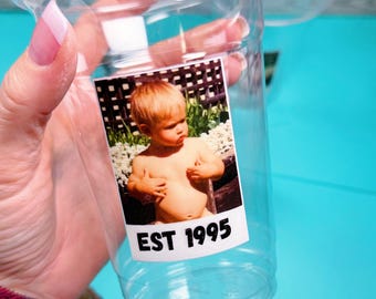 Custom Photo Party Cups: Personalized Birthday Decor