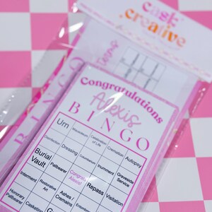 Custom Personalized Printed Bingo Cards for Party Games - Etsy