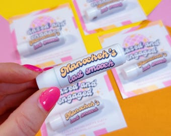 Custom Bachelorette Party Lip Balms Bride Squad Party Gifts Wedding Party Favors