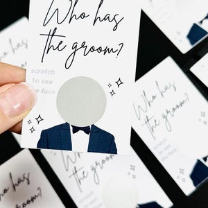 Cartes imprimées avec photo personnalisée rigolote pour le marié, jeux d'enterrement de vie de jeune fille ou de jeune garçon, jeux de douche nuptiale, décoration de fête, décoration de fête de mariage