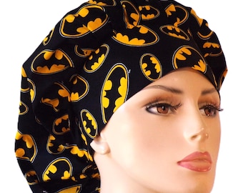 Scrub Caps DC Comics Superhero's-Scrub Caps-Bouffant Scrub Hat-Etsy Scrub Hats-Scrub Hats for Women-Superhero Scrub Hats