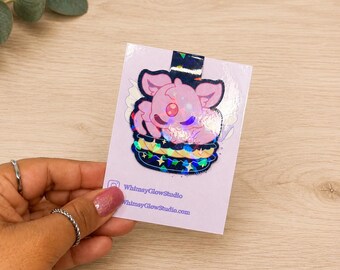 Celestial Dream Mochi Magnetic Bookmark – Holographic Finish