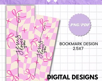 Jesus Loves You Bookmark | Christian Faith Reading Accessory (Digital Download)