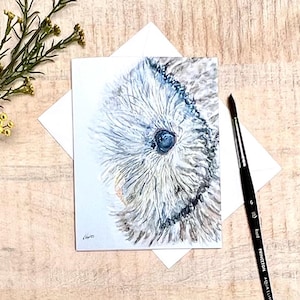 Note Card - Moonlit Gaze