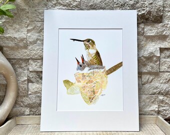 Hummingbird Art Print - Next in Line