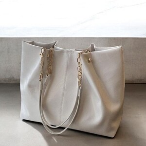 Damen weiche Textur Kette Handtasche - große Kapazität modische Geldbörse, Reise-Umhängetasche, Mode Tote, Messenger-Tasche, femininen Hobo Stil