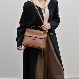 Sac à main en cuir véritable pour femme, sac fourre-tout en cuir, sac à main de créateur, sac à bandoulière, sac bandoulière, sac en cuir avec poignée sur le dessus