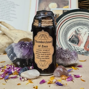 Zeus&#39; Thundercloud Decorative Potion, Altar Piece, DnD Potion, RP Potion, Fantasy Potion, Hellenic, Greek