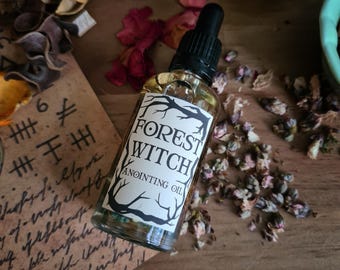 Forest Witch Spell Oil - Nature Magic - Green Witch - Oak - Folklore - Ancient Magic
