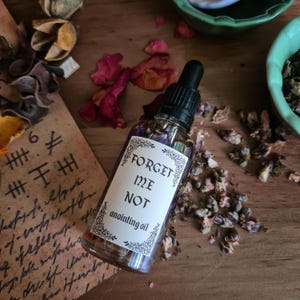 Forget me Not Spell Oil - Return Spell - Obsession Spell - Reconciliation Spell - Love Spell - Ritual Oil
