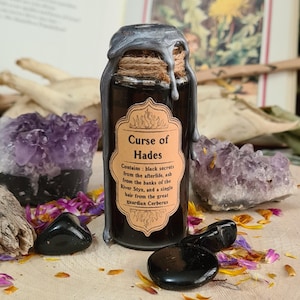 Curse of Hades Decorative Potion, Altar Piece, DnD Potion, RP Potion, Fantasy Potion, Hellenic, Greek