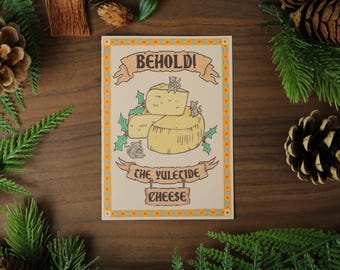 Yuletide Cheese Medieval Christmas & Yule Card