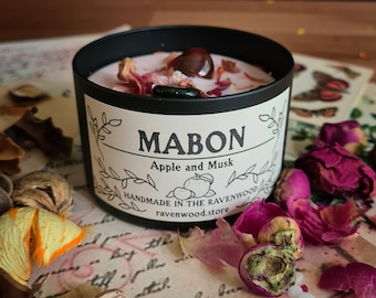 Mabon Candle, Soy Wax Candle, Pagan, Wiccan, Witchcraft, Autumn Gift, Fall Gift